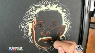 Albert Einstein Pancake Art