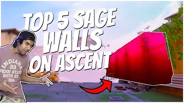 Top 5 NEW Sage Wall-Boosts on Ascent | Valorant Guide