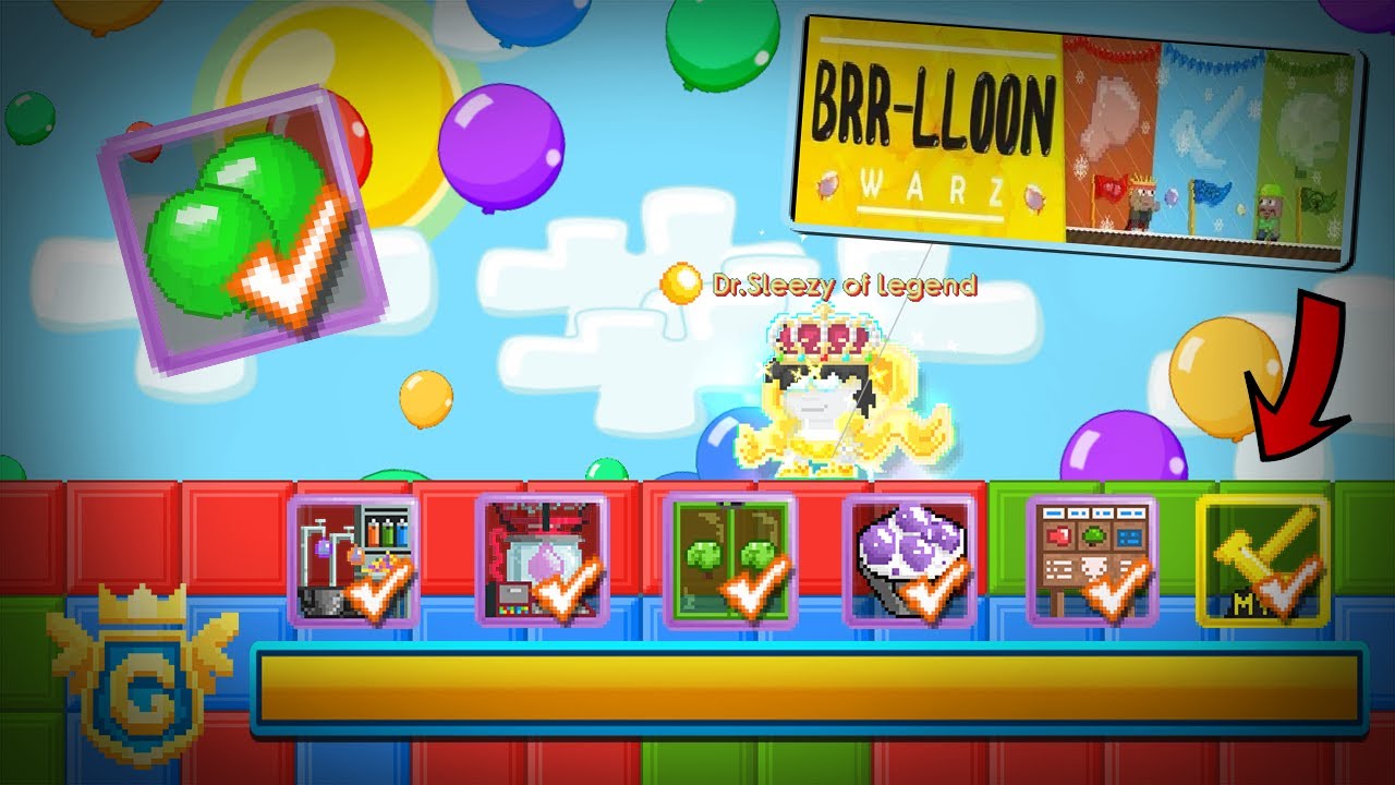 Обновление Balloon Warz + ВСЕ НОВЫЕ ПРЕДМЕТЫ! [Прибыль 2024] | Growtopia