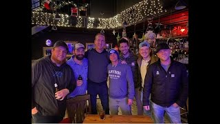 Kenny Chesney, Morgan Wallen, Peyton Manning, Luke Combs, and Jake Owen Walk Into A Bar.........