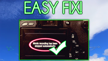 Fix (Solution) : Movie Recording Has Been Stopped Automatically