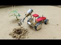 diy tractor tree planting machine science project || @Mini Machine