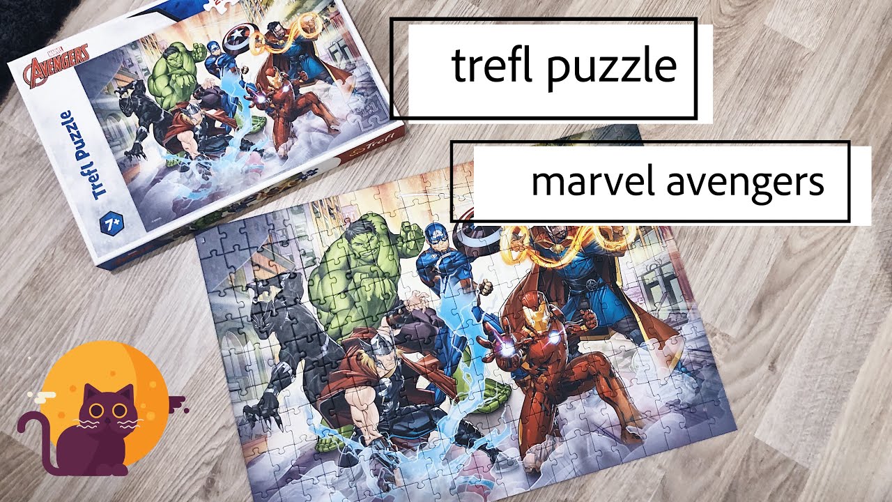 jigsaw puzzle // marvel avengers (trefl) - 200 pieces - YouTube