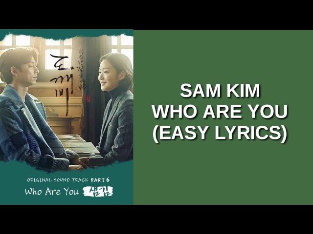 SAM KIM - WHO ARE YOU (EASY LYRICS) class=