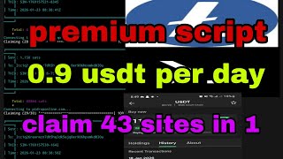 New termux script| claim 44 sites in 1 | premium v7 | 100% working