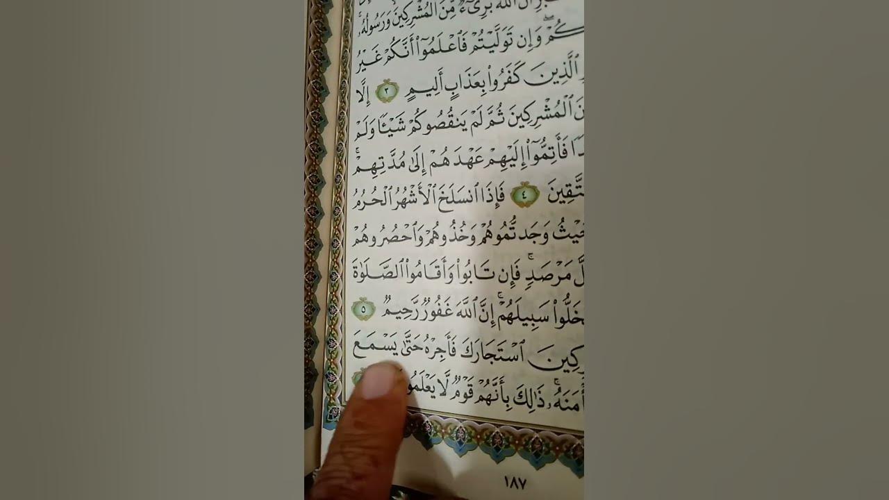 Surah At Tuba (chapter 10Ayat 6) Urdu translation YouTube