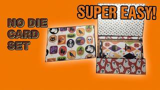 Super Easy No-Die Halloween Card Set & Folio Tutorial Update