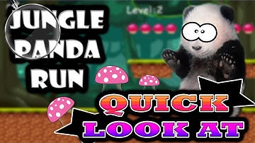 JUNGLE PANDA RUN - Android HD Gameplay - Quick Look At - Review