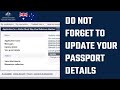 Australian IMMI: How to Update Passport Details (Renewed, Expired, or Lost) to Link with Your Visa