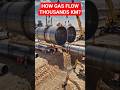 HOW GAS FLOWS THOUSANDS OF KM?! #foryou #megaengineering #gasflow #deepsea #engineering #technology