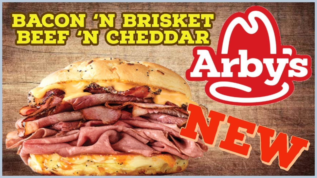 Arby's NEW Bacon ‘N Brisket Beef ‘N Cheddar Sandwich YouTube