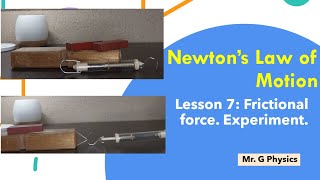 Friction Experiment Explained | Static and Kinetic Friction (Grade 11 CAPS)