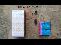 IRFZ44N Mosfet timer 12v battery simple circuit