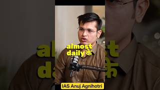 रोज Rigorous Study Hours देने होंगे 😱💯 Anuj Agnihotri#shorts #motivation #upsc #ias #study #topper