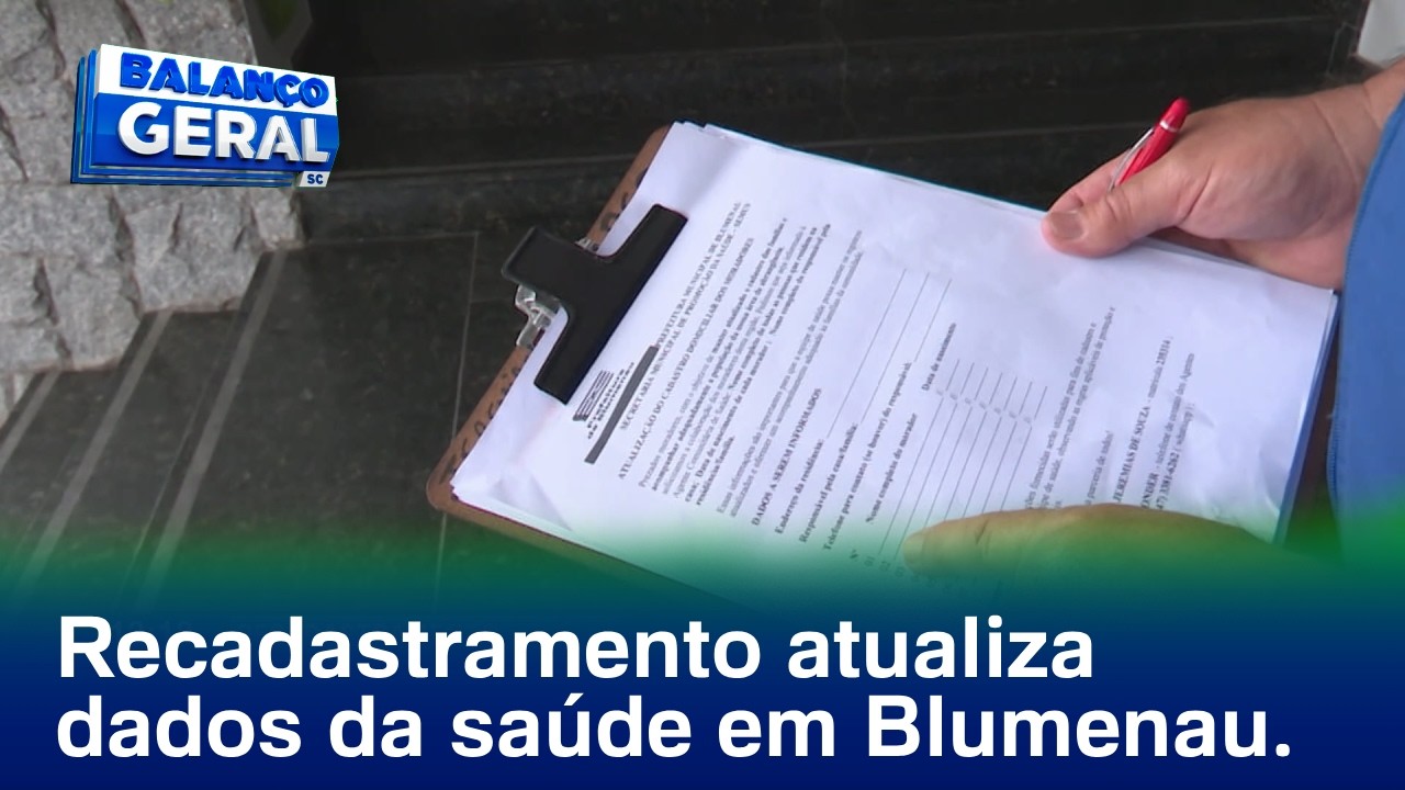 Recadastramento Blumenau atualiza cadastros de dados que ajudam a planejar a saúde