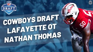 Dallas Cowboys Select LouisianaLafayette OT Nathan Thomas in Seventh Round | Blogging The Boys