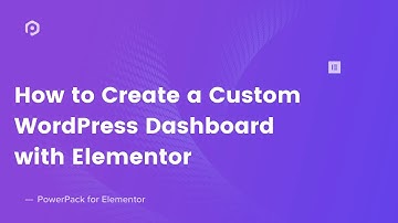 Dashboard Welcome for Elementor (DWE)