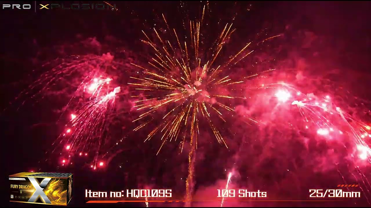 HQC109S-FURY DRAGON  109 shot Combination