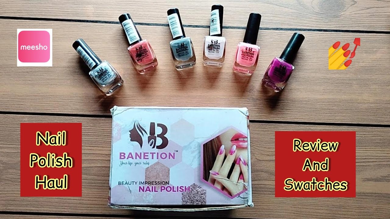 Meesho nail polish haul nail polish swatches Nails2Shine