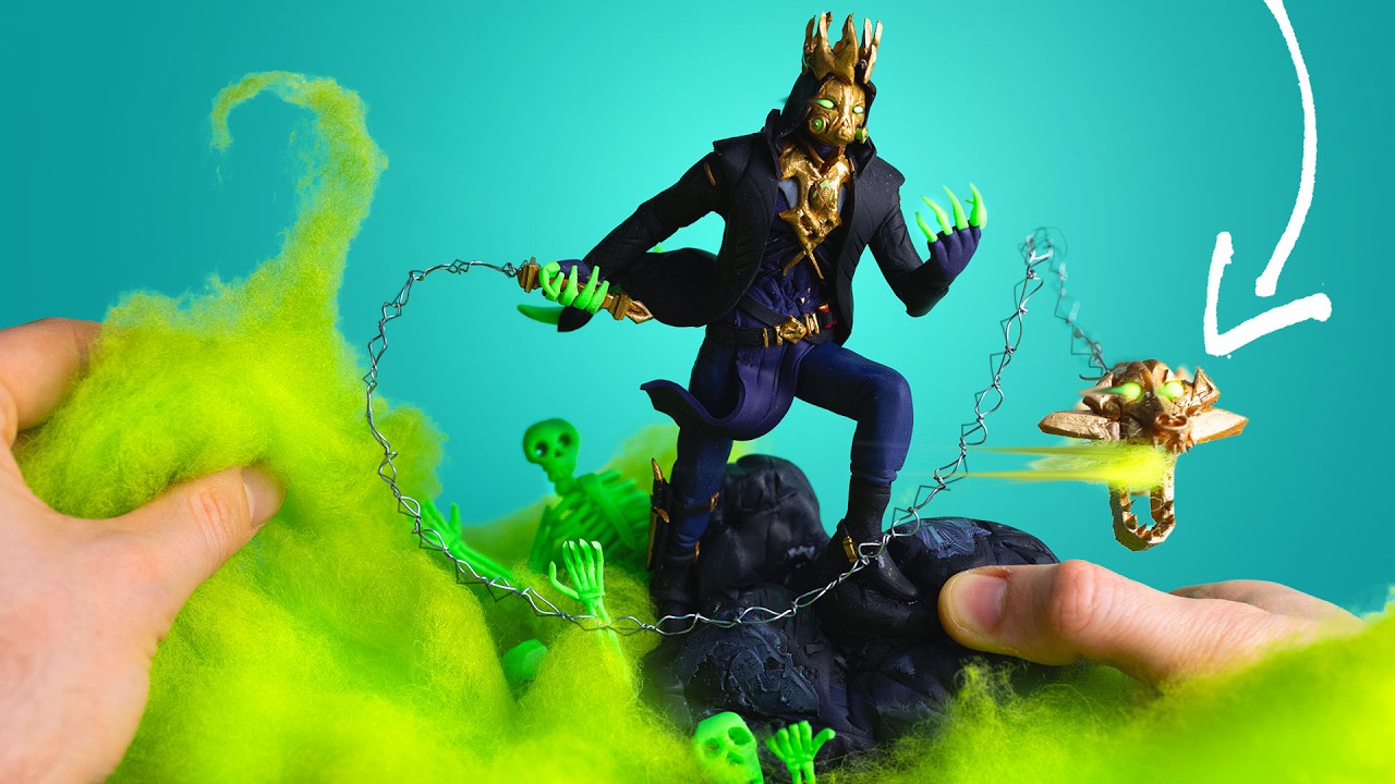 I made a CHAINS OF HADES Sculpture from Fortnite Season 2