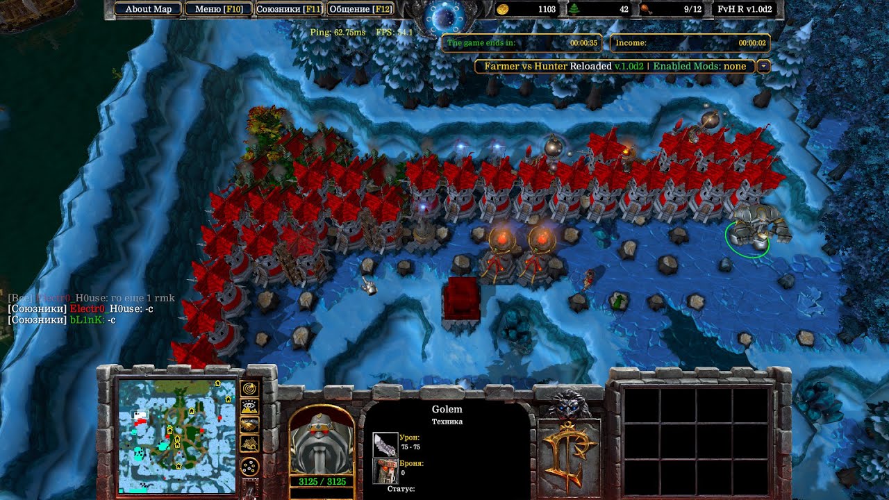 Фермеры(Farmer vs Hunter) |  PRO Farmer Gameplay | Warcraft III Reforged | 139