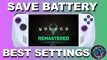 Quake 2 (Remaster) - Save Battery With These Settings - ASUS ROG Ally (Z1E) Gameplay