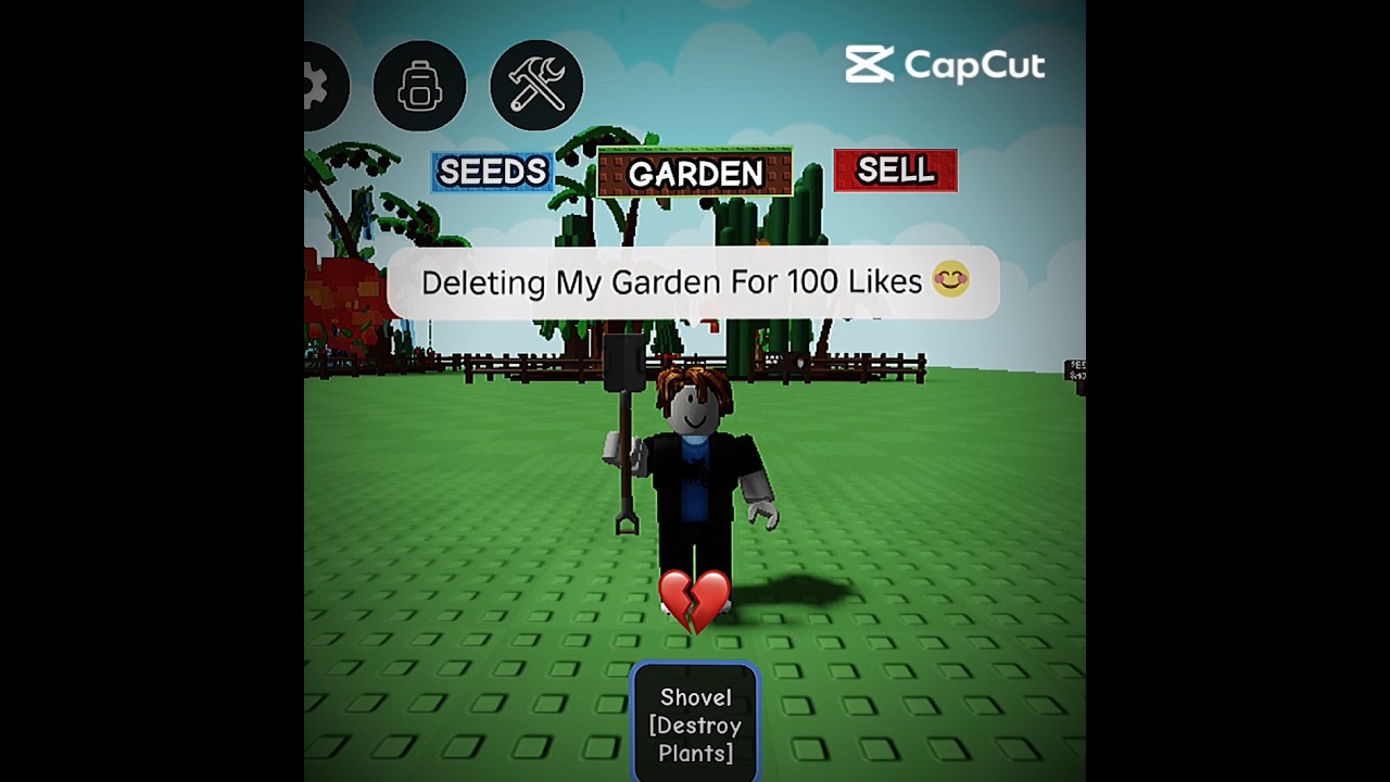 Bacon Doing (Deleting My Garden For Likes) Trand 💀🔥 #