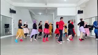 Mas Mas Mas De Ti Line Dance / Choreo by Muki Matohir Royal & Tina Dany (INA)/Demo by 7Gym & Studio