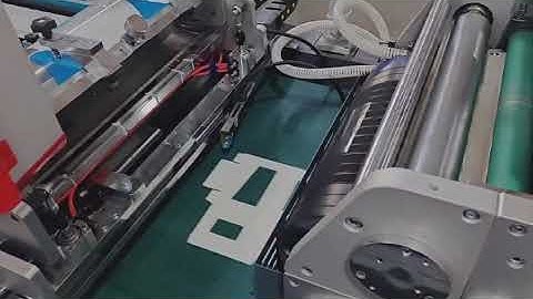 Fully Automatic window patching machine with V creasing V corner cutting