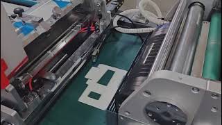 Fully Automatic window patching machine with V creasing V corner cutting