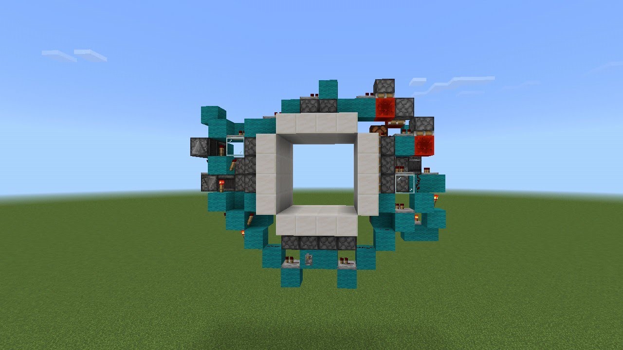 4x4 Spiral Vault Door MCPE/Bedrock Edition - YouTube