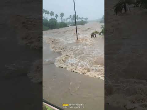 heavy rain at korutla....#rs #beachinindia #bridge #travel #jagtial #bike #trending #karimnagar