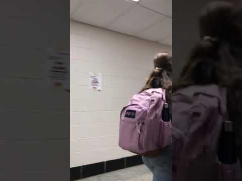 Hallways at a High School - Hidden Cam