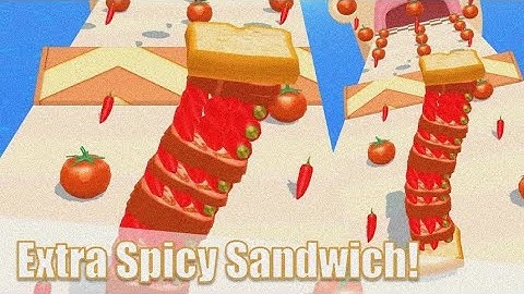 Sandwich Runner - Gameplay Walkthrough Part 1 All Levels 1-10 New Games (Android, iOS)