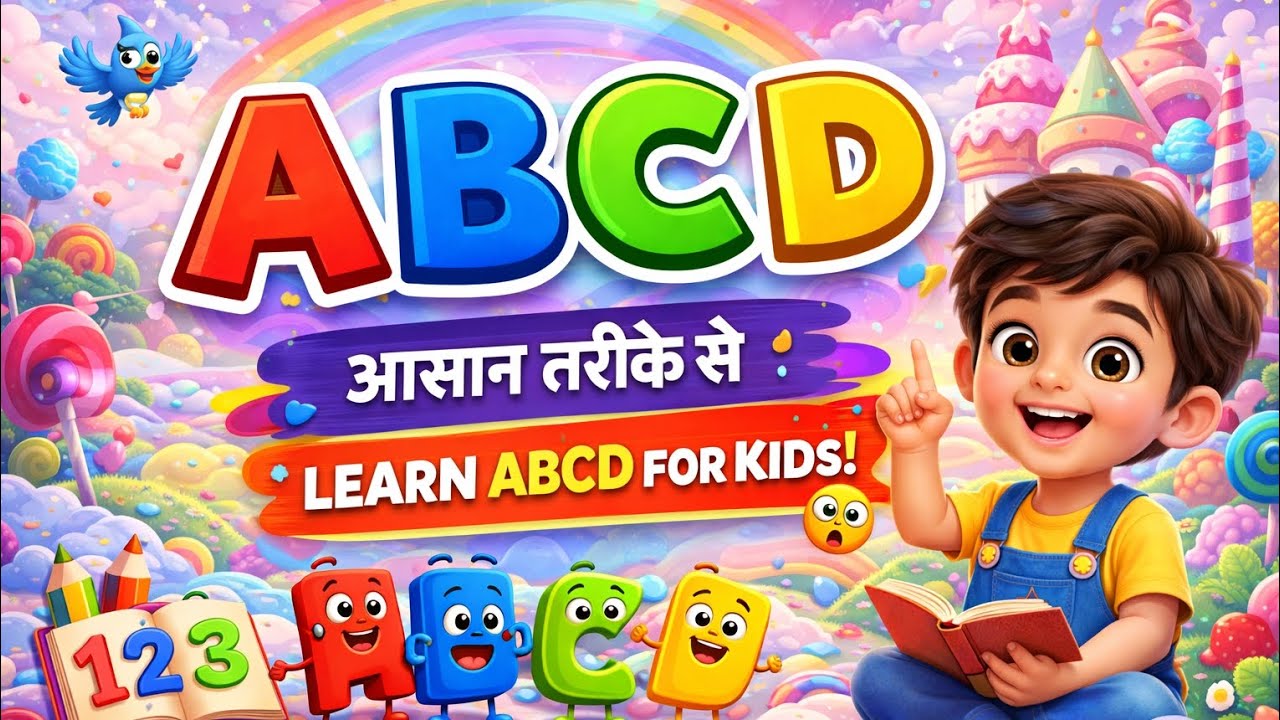 “A to Z Alphabet सीखें बच्चों के लिए 😲 | ABCD Easy Learning | English ...