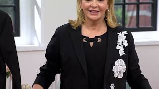 GRAVER Susan Graver Ultra Stretch Blazer with on QVC
