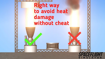 No heat damage without cheat#nocheatsfs #sfs #spaceflightsimulator #sfstricks #spaceinflux