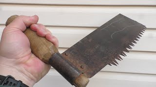 A brilliant idea from an old two-handed saw! Do it yourself