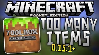 TOO MANY ITEMS for 0.15.1 - Toolbox Mod For MCPE Android is Back - Minecraft PE (Pocket Edition) screenshot 5