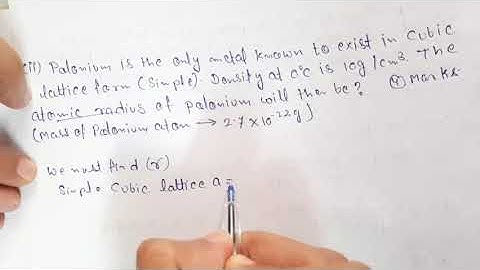 Solid state CSIR NET June 2017 solutions