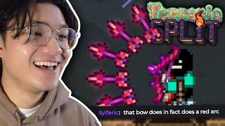 TERRARIA SPLIT MOD is so good we started a new playthrough