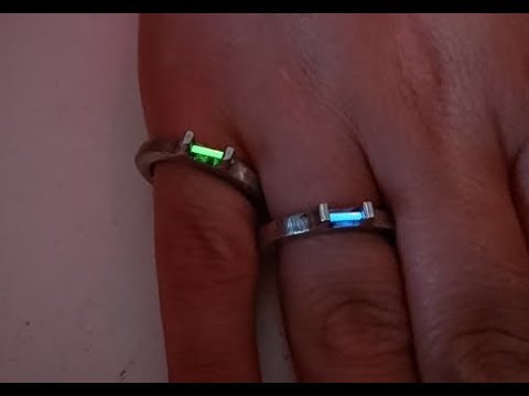 Blue Tritium Gas Ring