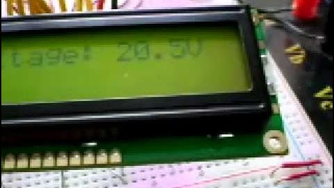 DVM Project using AVR ATmega644 and a LCD Display