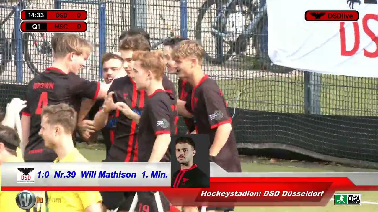 2. Feldhockey Bundesliga Herren DSD Düsseldorf vs. Marienburger SC 20.09.2025 Livestream