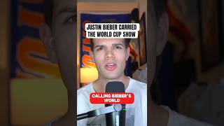 Justin Bieber carried the World Cup show with a guitar and a mic. #worldcup #justinbieber