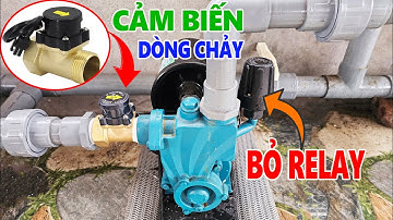 Lắp Cảm biến dòng chảy cho BƠM TĂNG ÁP hệ thống nước gia đình KST