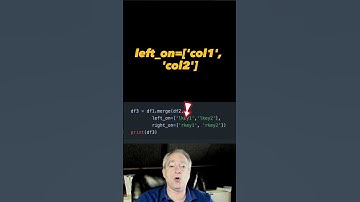 Merge Pandas DataFrames using multiple columns #pandas #shorts