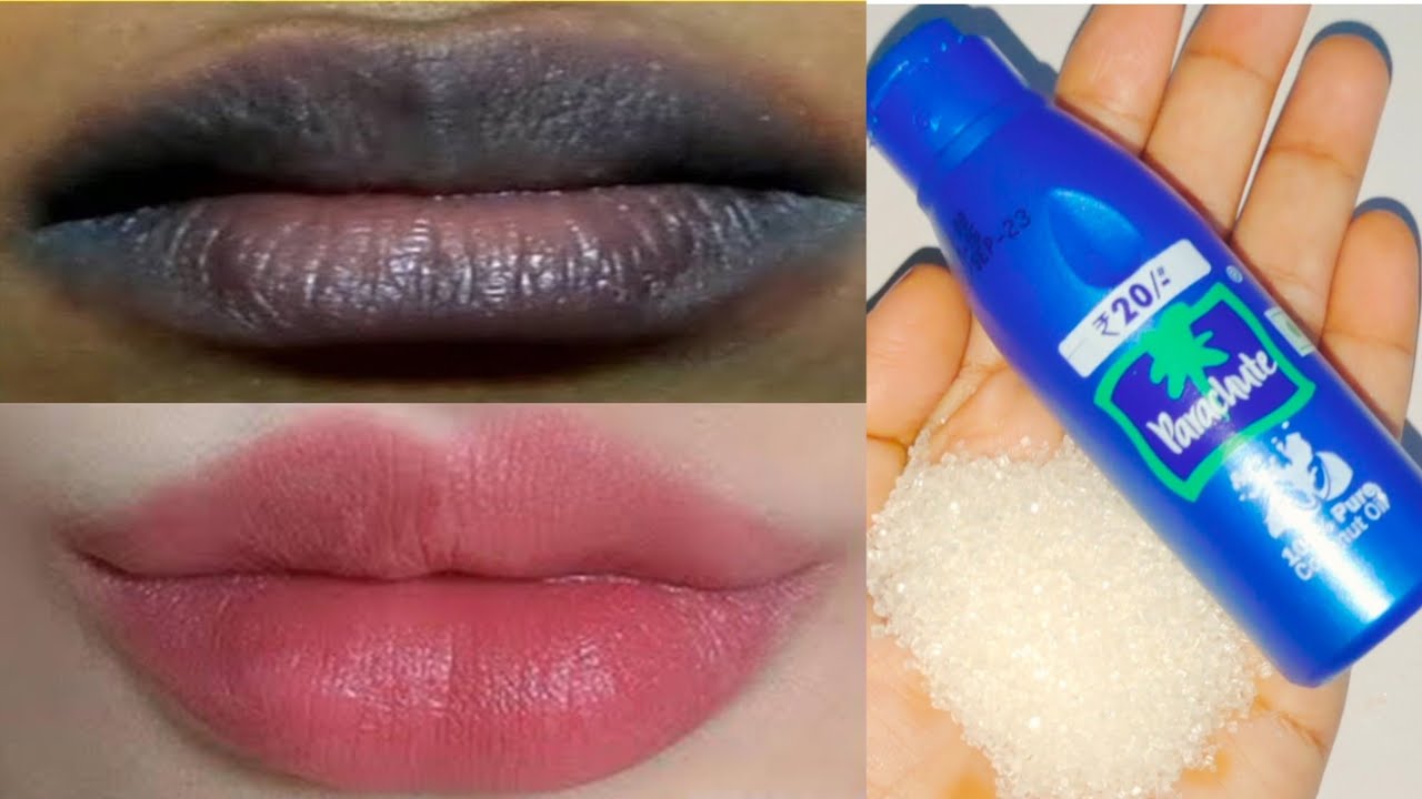 Lips scrub for dark lips to pink lips naturally How to get rid of
