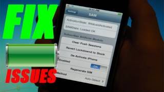 Fix Ultrasn0w 1.2 iPhone Battery Issues With SAM Legit Activation In iTunes