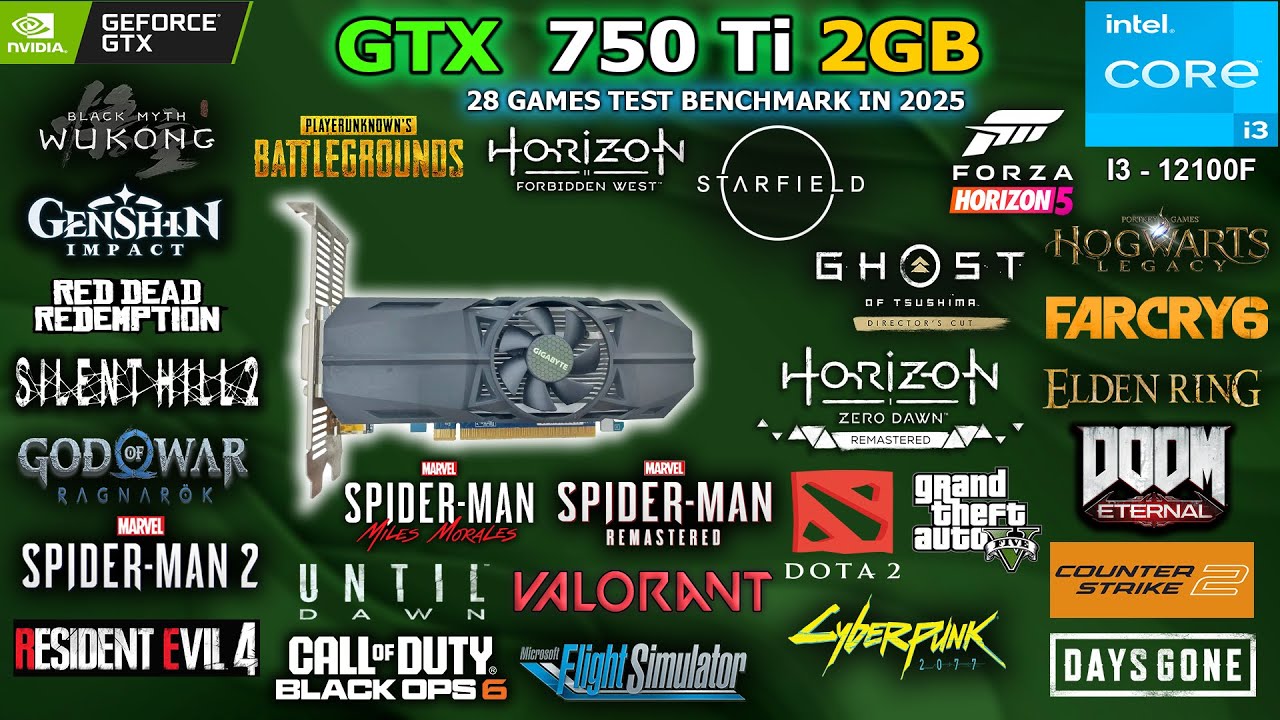 GTX 750 Ti 2GB Tested 28 Games In 2025 Still Strong And Worth 